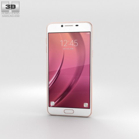 Samsung Galaxy C5 Rose Gold 3D Model