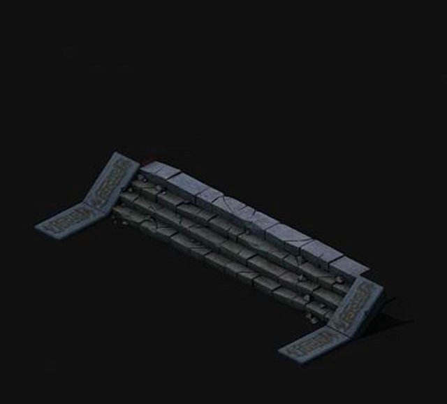 Underground – palace – the ground 02 3D Model