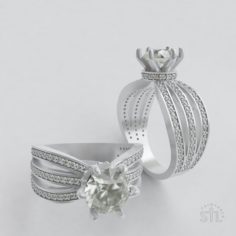 Wedding ring 3 3D Model