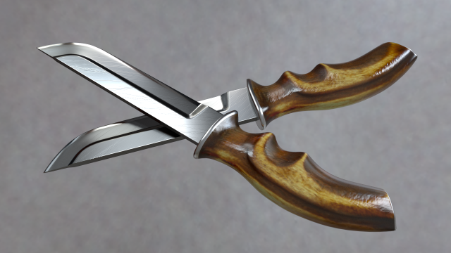 Knife Free 3D Model