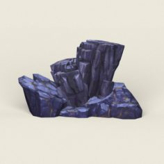 Low Poly Stone Rock 10 3D Model