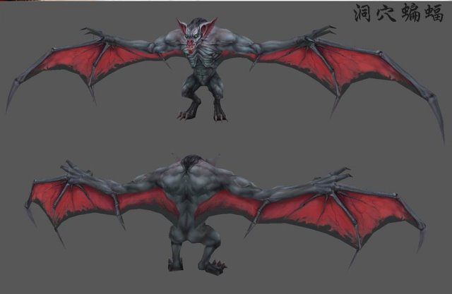 Low poly 3D Monster – Melee Batman 3D Model