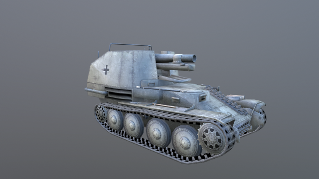 Artillery 3D Model