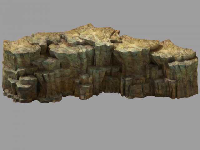 Snow White – Cliffs 02 3D Model