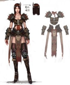 Armor Suit – Female 02 3D Model