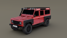 Land Rover Defender 110 Custom v2 3D Model