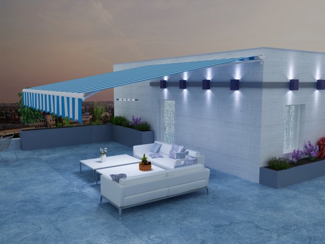 Terrace roof 3D Model
