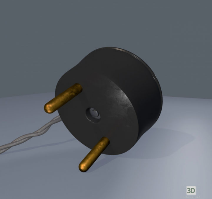 3D-Model 
Power plug (2-phase, 220W)