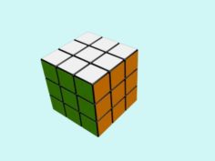 Rubik cube 3D Model