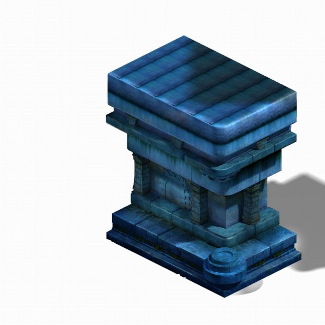 Magic Palace – Religion – Buddha base 002 3D Model