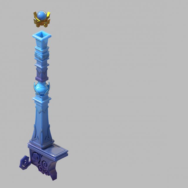 Immortal flow Taiwan – column 3D Model