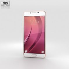 Samsung Galaxy C7 Rose Gold 3D Model