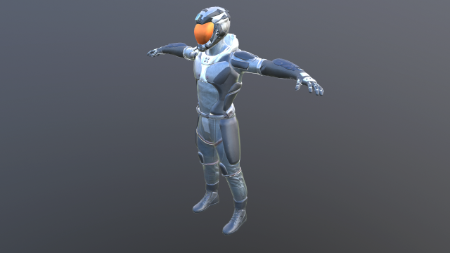 Super character 3D Model