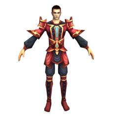 Game 3D Character – Male Taoist 05 3D Model