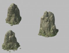 Tongtianhe – rock 02 3D Model