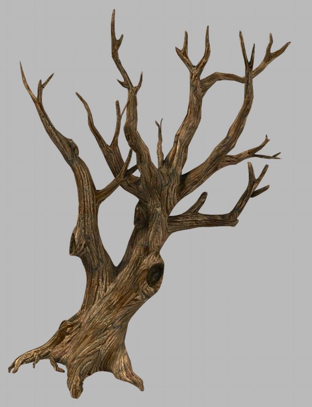 Brutal tribe – dry tree 03 3D Model