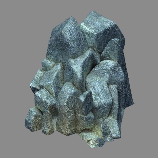 Mountain interior – stone 3 3D Model