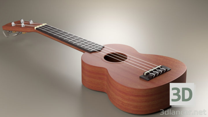 3D-Model 
Guitar-ukulele