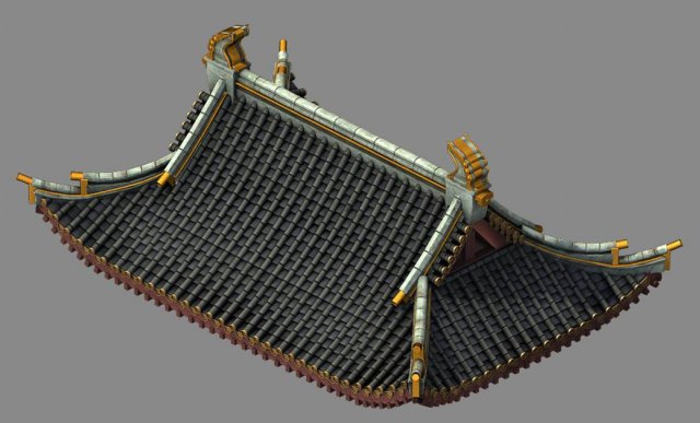 Building – Decoration – Roof 07 3D Model