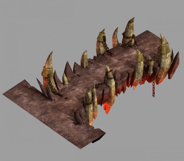 Not Zhoushan – Volcano – Stone Bridge 01 3D Model