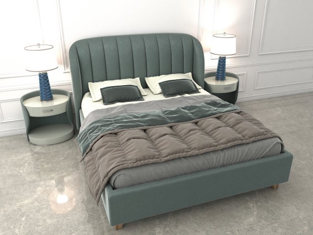 Contemporary Bed Designs 3D Model