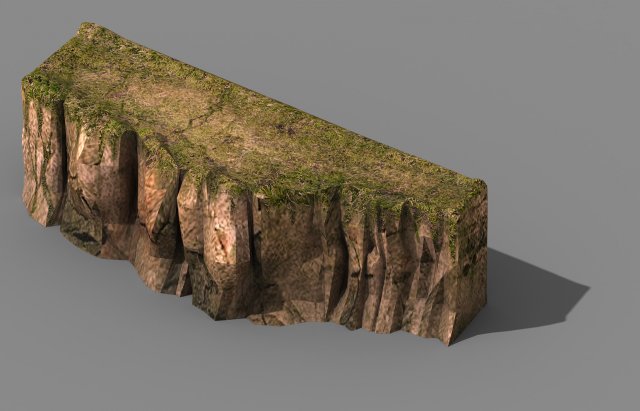 Explore the mountains – Cliff 01 3D Model