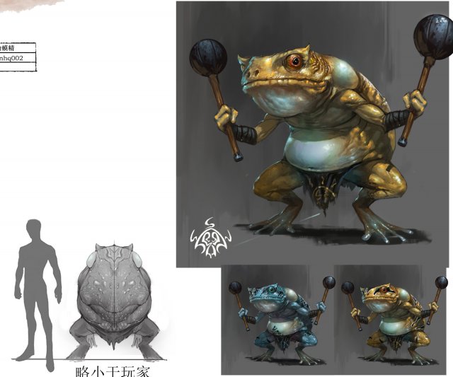 Low poly 3D Monster – Toad jing 3D Model