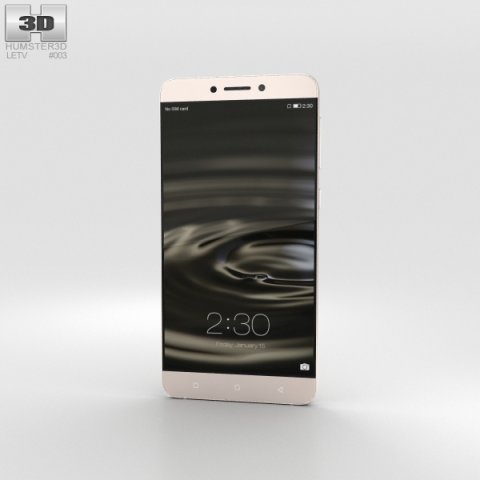 LeTV Le 1s Gold 3D Model