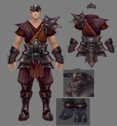 Armor Suit – Male 04 3D Model