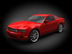 Ford Mustang V6 2011 3D Model