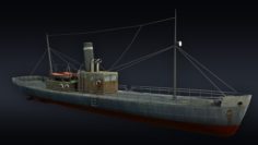 Cargo ship 3D Model
