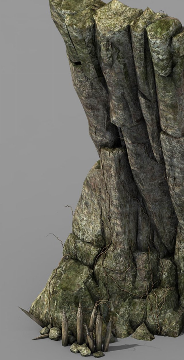 Brutal tribes – Cliffs 02 3D Model