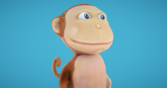 Pet Monkey 3D Model