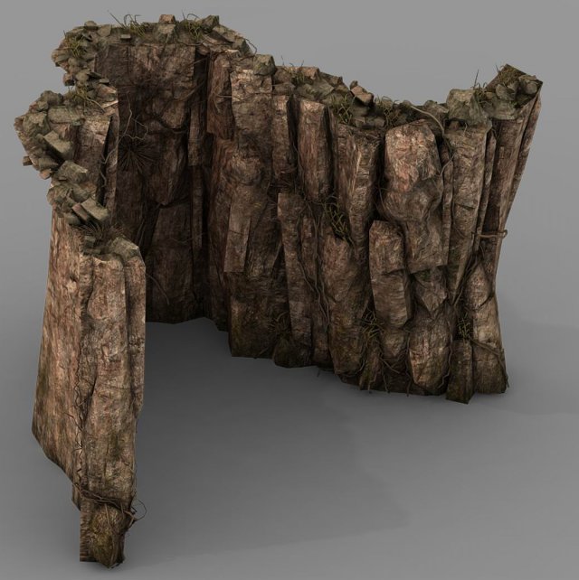 Brutal tribes – Mountain 03 3D Model