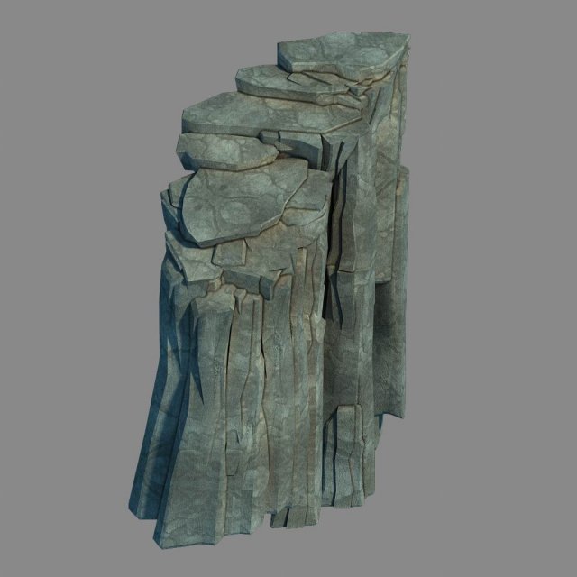 Li Village – Stone material 02 3D Model