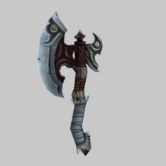 Low poly 3D games – Weapons – Axe 05 3D Model