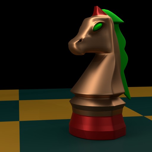 Knight Chess Piece						 Free 3D Model