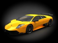 Lamborghini Murcielago LP670-4 SuperVeloce 2011 3D Model