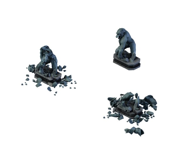 Wicked Creator – Werewolf BOSS Statues 01 3D Model