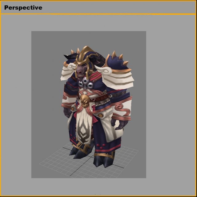 Cloth Set – Cow Devil 3D Model