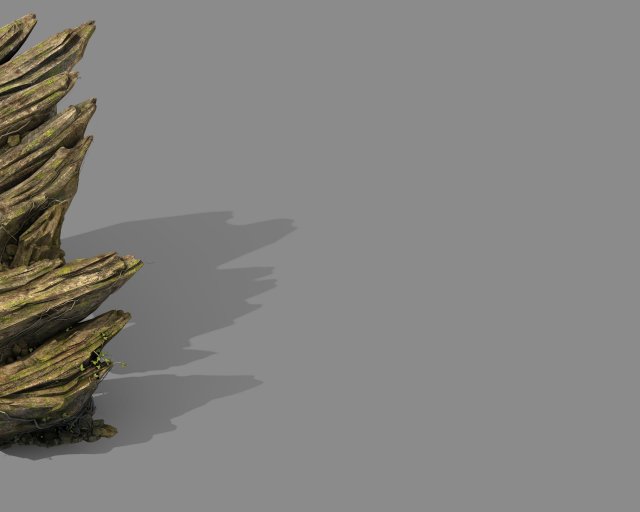 Explore the mountains – rock 011 3D Model