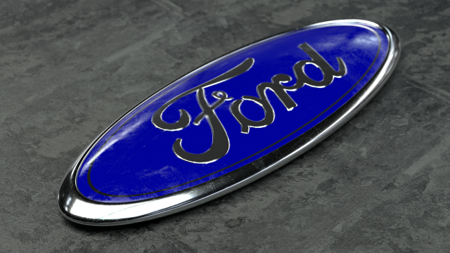 Ford logo 3D Model