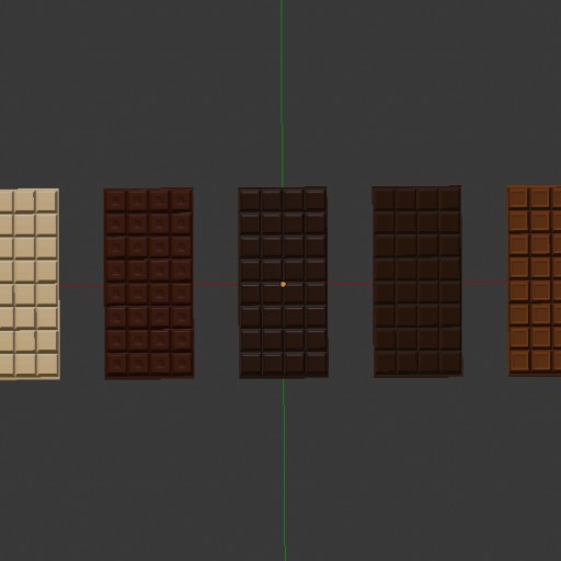 Chocolate Bars						 Free 3D Model