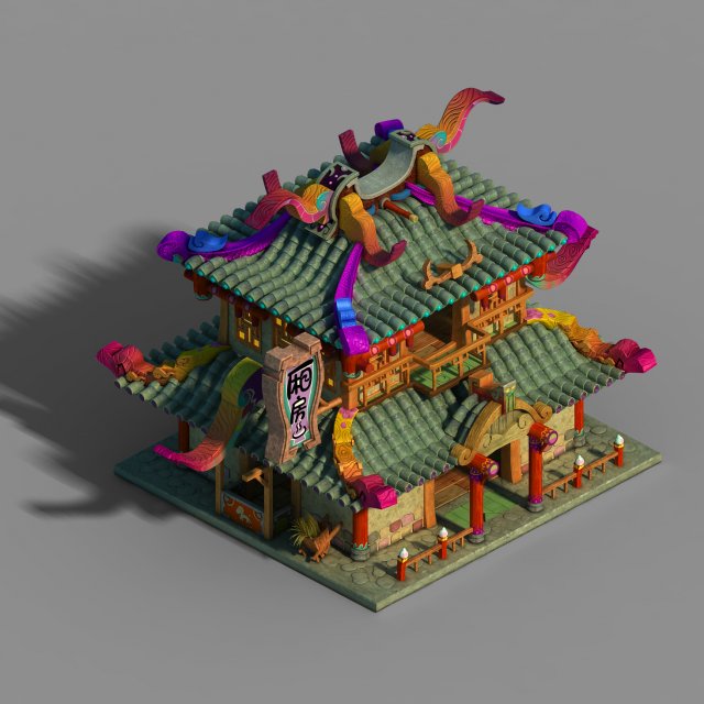 Gang Building – Superior Room 3D Model