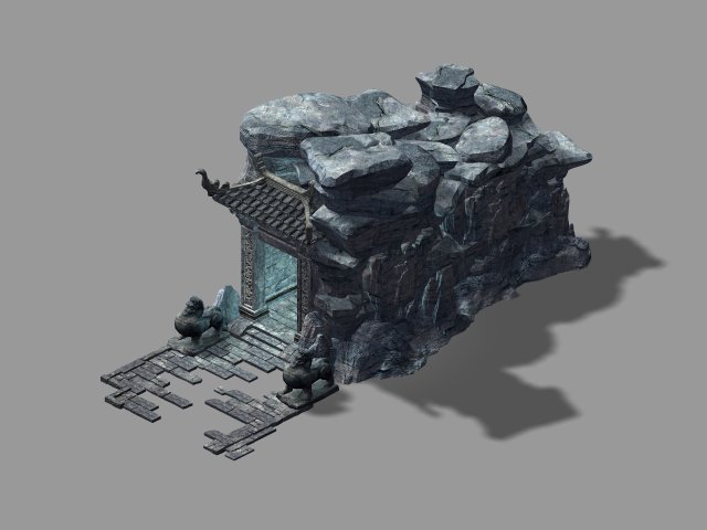 Journey to the West – underground city entrance 3D Model