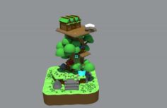 Tree house 3D Model