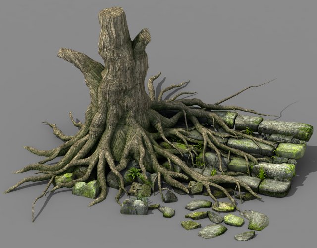 New Village – tree village 3D Model
