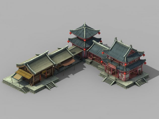 Kaifeng City – Medical Hall 02 3D Model