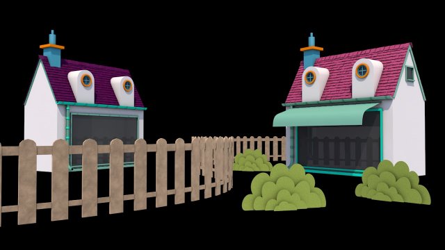 Village House 3D Model