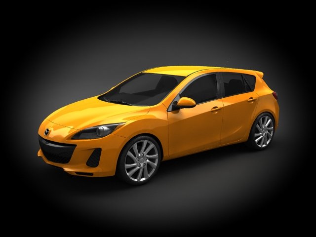 Mazda 3 2012 Hatchback 3D Model